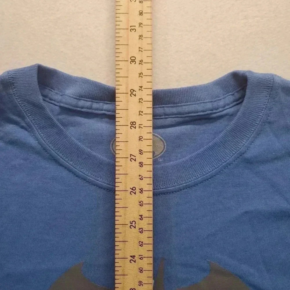 Mens Batman The Dark Knight Graphic T Shirt Blue Mens Size XL DC Comics - Picture 4 of 8